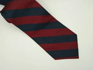 Roundtree in York blau und rot gestreifte Krawatte 100 % Seide (255) - Bild 1 von 2