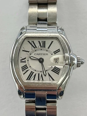 Cartier Roadster Stainless Steel Silver Roman Dial 31mm Quartz Watch 2675 - Image 1 of 4