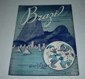 1939 Brasile Spartiti d'epoca Walt Disney saludos amigos - Foto 1 di 3
