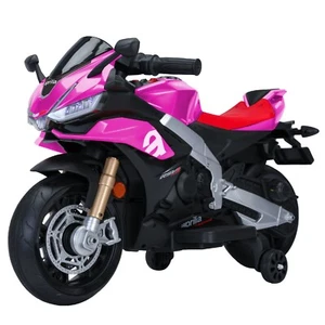 12V Kids Electric Motorcycle Ride on Toy w/Bluetooth Music Auxiliary Wheels LED - Picture 1 of 11