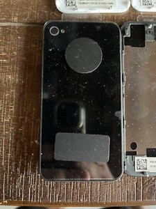 Cache Batterie Arrière Pour IPhone 4 Noir - Pièce De Remplacement Neuve, Emballage D'origine