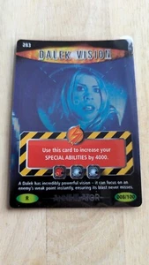 Doctor who Battles in Time Annihilator - DALEK VISION 283 - Rare Card - Picture 1 of 2