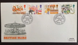 GB QEII 1983 Conjunto de Ferias Británicas en Cubierta del Primer Día sin Dirección - Carniceros EC1 SHS - Imagen 1 de 1