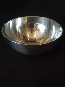 Vintage Swid Powell For Calvin Klein Silver Plate Bowl With Glass Insert, c1980 - Picture 1 of 10