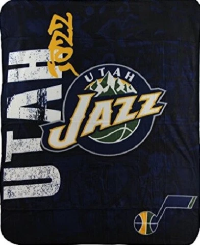 Utah Jazz NBA 50" x 60" Blanket Fleece Cover