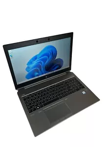 HP ZBook 15 G6 Laptop Core i7-9850H 2.60GHz 40GB RAM 500GB SSD Quadro T2000 W11 - Picture 1 of 15