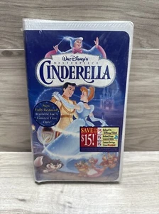 CINDERELLA - Walt Disney's Masterpiece Collection Brand New Sealed VHS - RARE - Picture 1 of 5