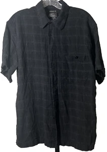 Camisa con botones MARC EDWARDS de lino y rayo talla XL - Imagen 1 de 4