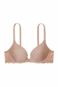 Victoria's Secret 32DD (32E) Dream Angels Push Up Bra Evening Blush Memory Foam - Picture 1 of 6