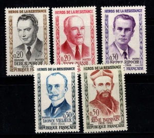 Frankreich 1960 Yv. 1248-1252 Postfrisch 100% Helden, Prominente - Bild 1 von 1