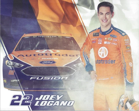 2017 JOEY LOGANO "AUTOTRADER" #22 NASCAR MONSTER ENERGY CUP POSTCARD Cover