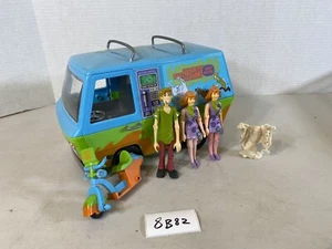Hanna-Barbera Scooby-Doo máquina misteriosa furgoneta patrulla fantasma juguete conjunto figuras 8B82 - Imagen 1 de 15