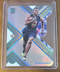 2017 Donruss Elite Rookie Status Die-Cut Travin Dural #24/24 Saints RC SP - Picture 1 of 2