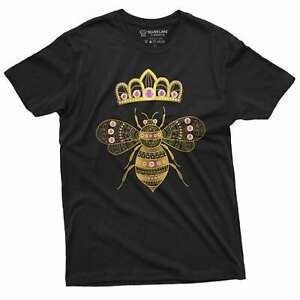 Queen Bee T-shirt Honey B Tee Shirt Bee with Crown Tee popular culture Shirt