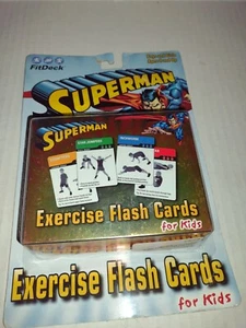 Fitdeck Superman Übungsdeck mit 50 Spielkarten für Kinder im Alter von 4-16 - Bild 1 von 2
