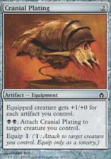 1x Cranial Plating - Foil LP, English MTG Fifth Dawn