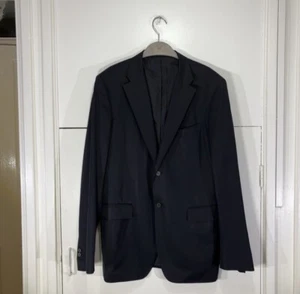 Jil Sander Blazer Jacket Navy Tailor Made Single Breasted Wool Size 54 / UK 46 - Picture 1 of 9
