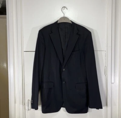 Jil Sander Blazer Jacket Navy Tailor Made Single Breasted Wool Size 54 / UK 46 - Image 1 of 4