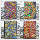 4 Packs 5D Diamond Painting Notebook Kits Mandala Journal Cover Leather Special