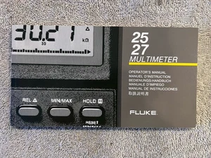 Manual de operador multímetro FLUKE 25/27 - Imagen 1 de 5
