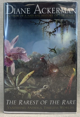 Diane Ackerman SIGNED "The Rarest of the Rare" (1995) 1st Edition HCDJ - Image 1 of 4
