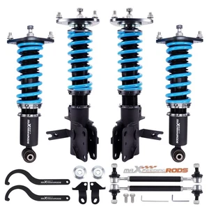 24 Way Adjustable Damper Coilover Shock Lowering Kit for Subaru WRX 2022-2025 - Picture 1 of 17