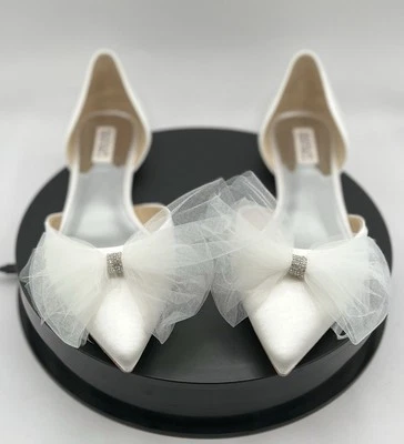 Badgley Mischka Fergie planos blancos MP6721 Foto 1 de 4