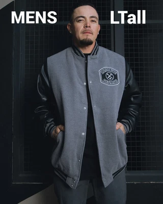 Dixxon Flannel ABSOLUTE DEFIANCE Wool Varsity Jacket - Men's L Tall - Image 1 of 4