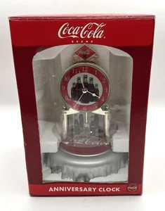 Vintage Coca Cola Anniversary Dome Clock Bottle Cap Collectible 2003 Tested Good - Picture 1 of 21