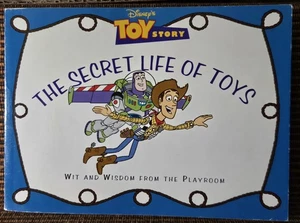 1995 Toy Story The Secret Life Of Toys Wit And Wisdom From Playroom 1st Ed. Book - Picture 1 of 2