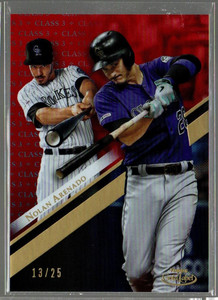 2019 Topps Gold Label Class 3 Red #21 Nolan Arenado /25