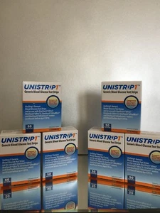 UNISTRIP 1 Blood Glucose 300 Test Strips, EXP 10/2025  FREE SHIPPING - Picture 1 of 5