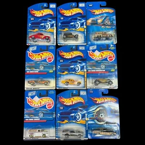 All Fords Hot Wheels Mustang T-Bird Coupe Roadster NOS Lot of 9 Vintage - Picture 1 of 19