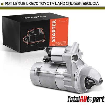 Motor De Arranque Para Lexus LX570 Toyota Land Cruiser Sequoia Tundra 5.7L 2 KW CW 9T Foto 1 de 4
