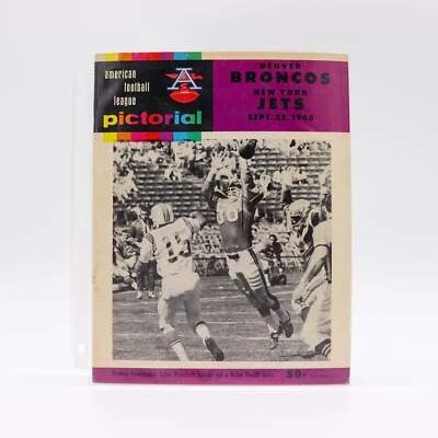 1966 American Football League Game Program, Near Mint - Image 1 of 2