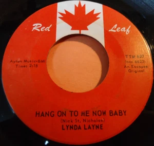 LYNDA LAYNE ~ Hang On To Me Now Baby ~ 45rpm Record in Canada - Bild 1 von 2