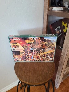 Dutch Proverbs Pieter Bruegel 1500 Piece Jigsaw Puzzle Jumbo Brand New Sealed. - Picture 1 of 5