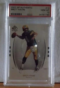 2007 SP Authentic #10 - BRETT FAVRE - PSA 10 Gem Mint Packers - Picture 1 of 1