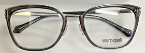 ROBERTO CAVALLI -Maremma RC 5071- Gray/Gold 020- Womens Eyeglasses 52-19-140 - Picture 1 of 3