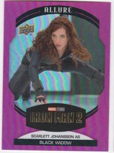 '23 UpperDeck Marvel Allure 4 Scarlett Johansson Black Widow Pink Parallel 02/23 - Bild 1 von 2