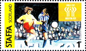 MNH deporte fútbol campeonato mundial Wm 1978 jugador deportista escena de duelo /52 - Imagen 1 de 1