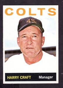 1964 TOPPS HARRY CRAFT CARD NO:298 NEAR MINT CONDITION