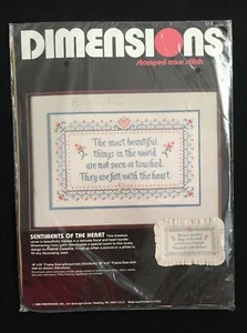 Dimensions 3060 Cross Stitch Kit The Most Beautiful Things in the World.. 16X10 - Picture 1 of 2