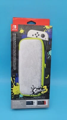 Nintendo Switch Carrying Case & Screen Protector Splatoon 3 Edition New - Image 1 of 2