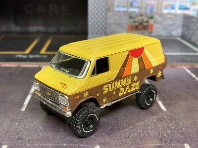 1971 Chevy Van Lifted 4x4 Truck 1/64 Diecast Custom M2 Machines Customized 4WD - Image 1 of 4
