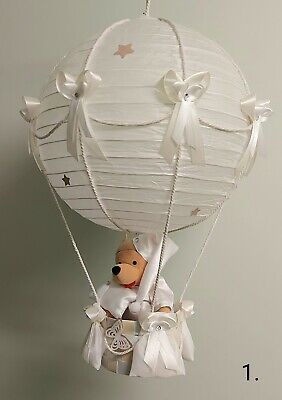  Hot Air Balloon Lamp-light Shade For Baby Nursery With Disneys Winnie The Pooh • 29.99£