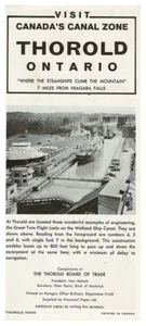 Folleto de la zona del canal de Canadá Thorold Ontario 1962 en muy buen estado - Imagen 1 de 6