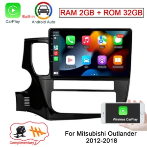 For Mitsubishi Outlander 2012-2018 Android 10.1 Car GPS Stereo Radio Carplay - Picture 1 of 12
