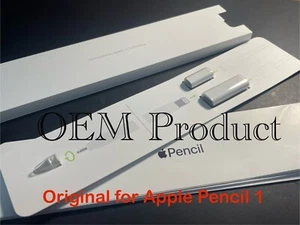 Original Apple Pencil Replacement Tip &2 Lightning Cable Charging Adapters / CAP - Picture 1 of 7