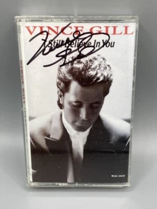 Vince Gill - I Still Believe In You Cassette Tape Country 1992 Autographed RARE - Picture 1 of 2